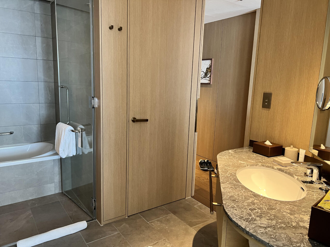 JWマリオット・ホテル奈良の室内浴室です。