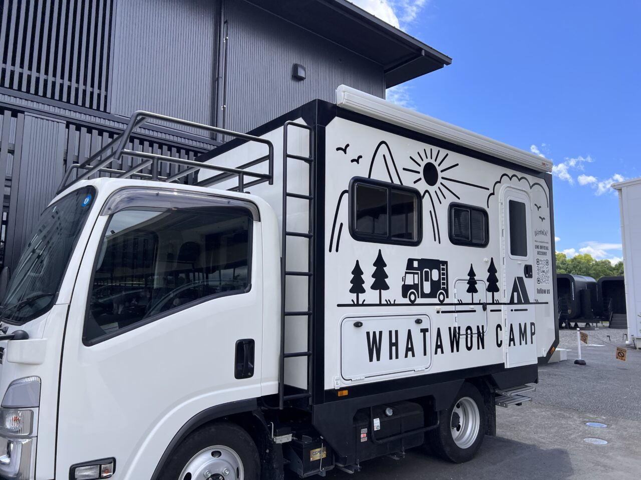 岸和田のワタワンにあるキャンピングカー