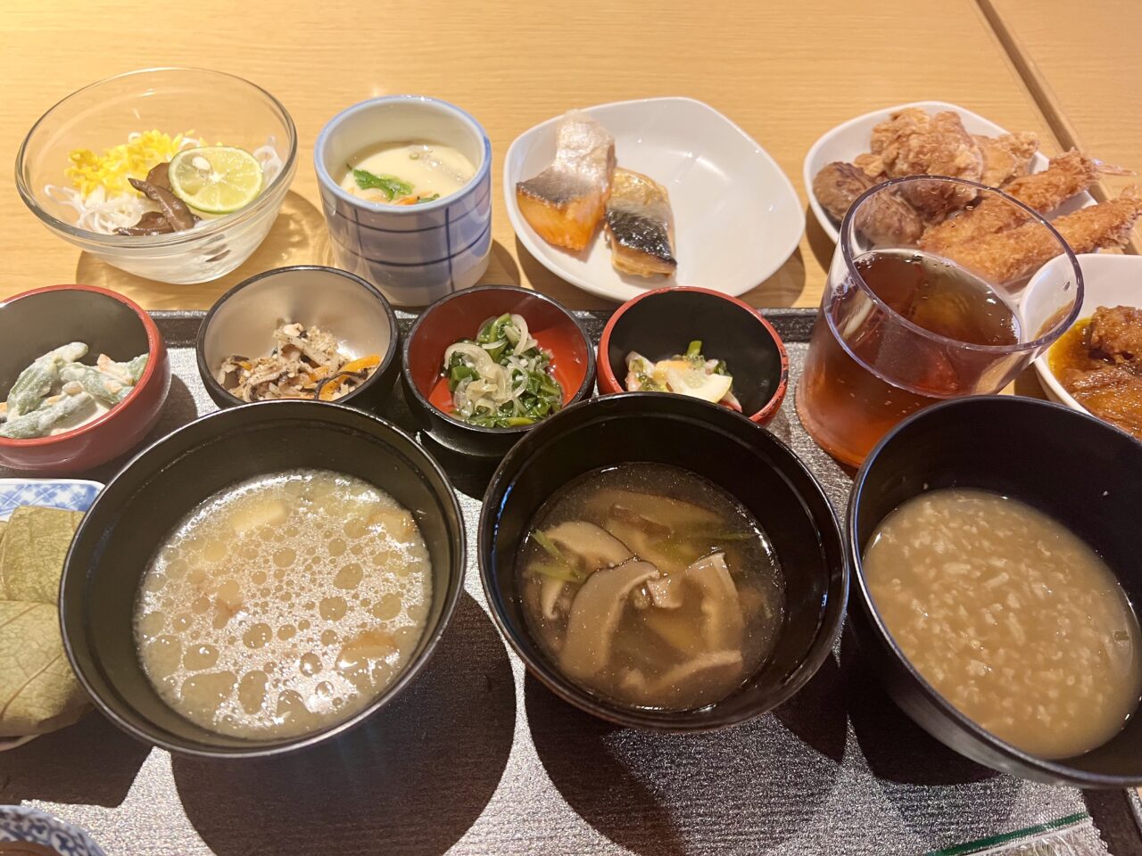 天然温泉 吉野桜の湯 御宿 野乃奈良のダブルルームの朝食