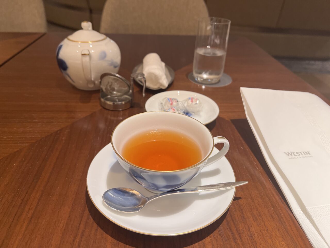 ウェスティン都ホテル京都のメイフェアの紅茶「アッサム・ゴールド」です。